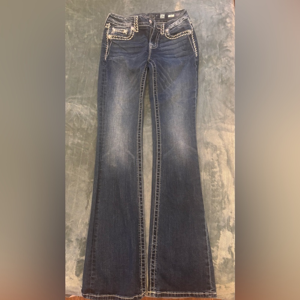 Miss Me Dark Blue Boot Cut Jeans